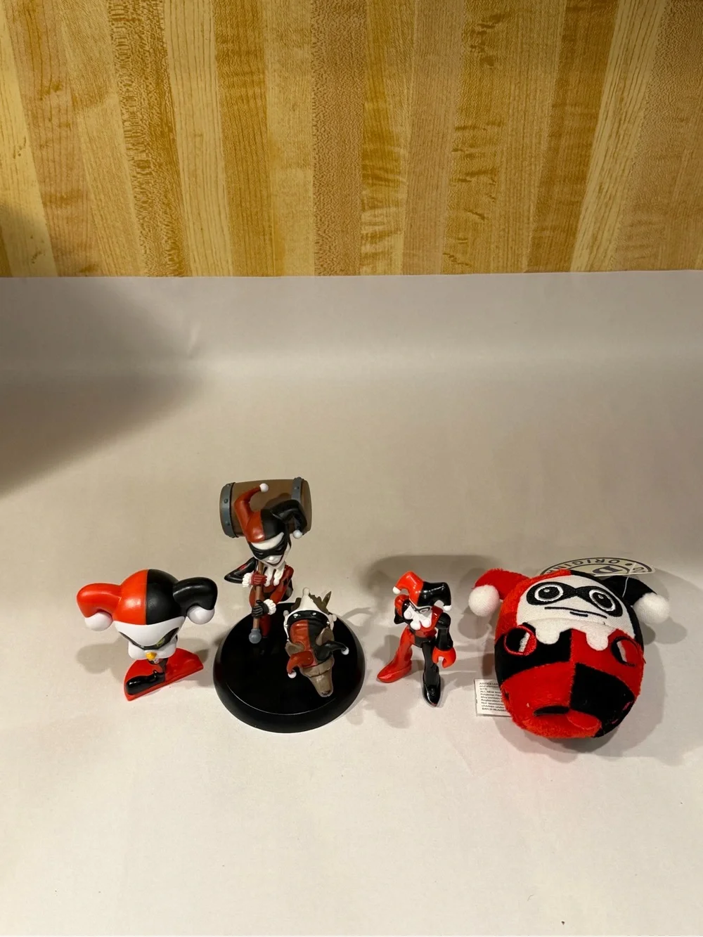Harley Quinn Kids Toy Set - Red, Black & White